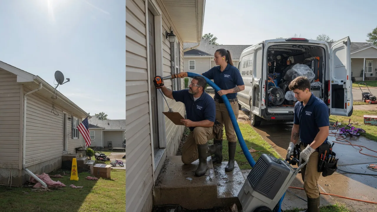 Ceiling Water Damage Restoration in Lahoma, OK near me